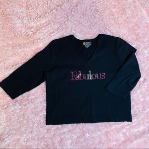 FABULOUS quarter sleeve t-shirt